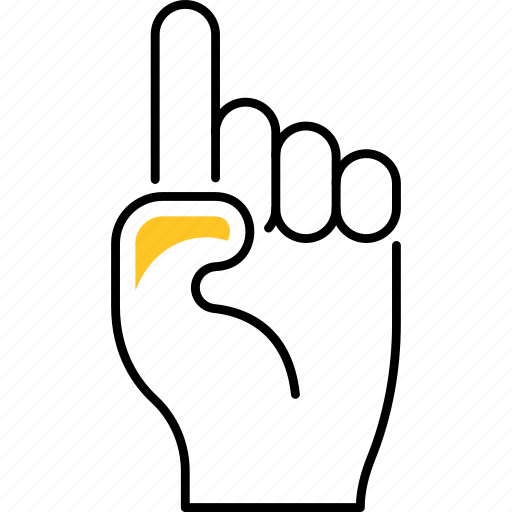 Finger, pointer, hand, gesture, pointing icon - Download on Iconfinder