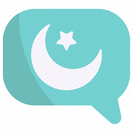 Chat, communication, message, eid, ramadan, muslim, islam icon - Download on Iconfinder