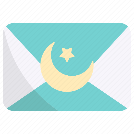 Envelope, mail, letter, message, eid, ramadan, islam icon - Download on Iconfinder