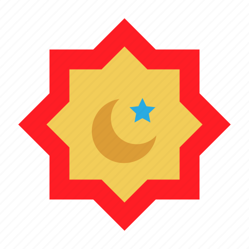 Achievement, badge, crescent, decorations, pakistan, star icon - Download on Iconfinder