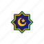 crescent, culture, islam, moon, star 