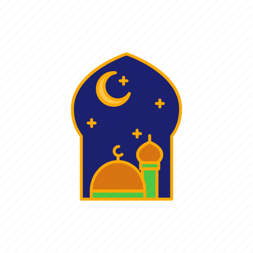 Moon, mosque, night, star icon - Download on Iconfinder
