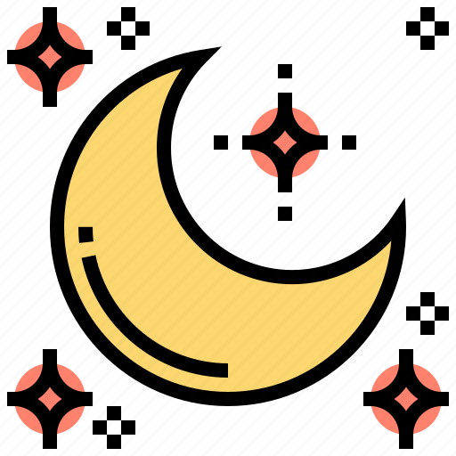Crescent, luna, moon, night, ramadan icon - Download on Iconfinder