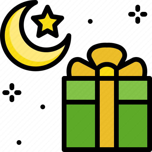 Crescent, gift, giftbox, ramadan, star icon - Download on Iconfinder