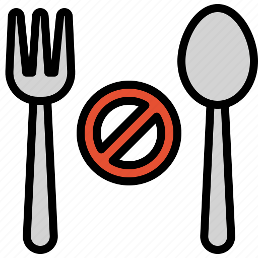 Fasting, fork, no food, ramadan, spoon icon - Download on Iconfinder