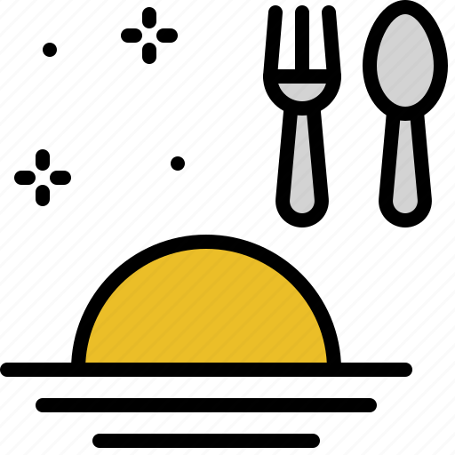 Fasting, fork, meal, ramadan, spoon, sun, sunset icon - Download on Iconfinder