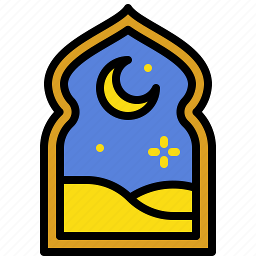 Crescent, desert, islam, night, ramadan icon - Download on Iconfinder
