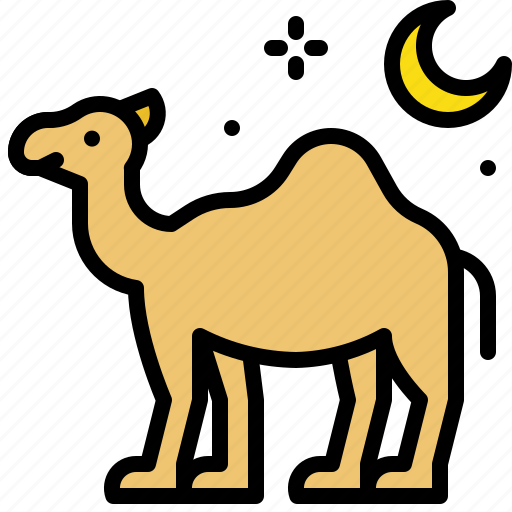 Animal, carmel, crescent, desert, ramadan icon - Download on Iconfinder