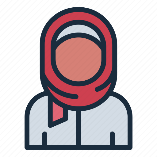Moslem, woman, avatar, hijab, fashion, islam, ramadan icon - Download on Iconfinder