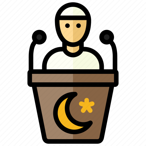 Ramadan, sermon, faith, religion, pray, belief, muslim icon - Download on Iconfinder