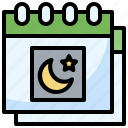 date, interface, organization, ramadan, time 