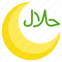 crescent, halal, islam, moon, ramadan