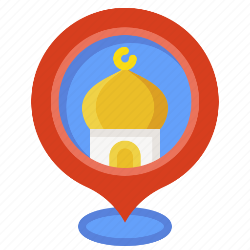Islam, location, mosque, pin, ramadan, religion icon - Download on Iconfinder