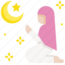 islam, muslim, pray, prayer, ramadan, woman