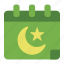 calendar, date, month, eid, ramadan, crescent, moon, islam, moslem 