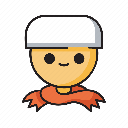 Avatar, boy, hat, islam, man, moeslim, scarf icon - Download on Iconfinder