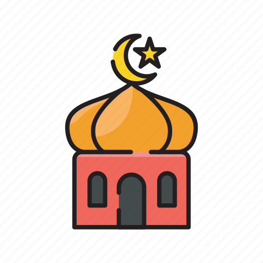 Building House Islam Moeslim Mosque Pray Sholat Icon Download On Iconfinder