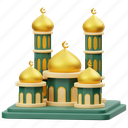 mosque, golden, islam, muslim, ramadan, islamic, pray, religion, mubarak
