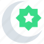 ornament, star, islam, ramadhan, crescent, eid, moon 