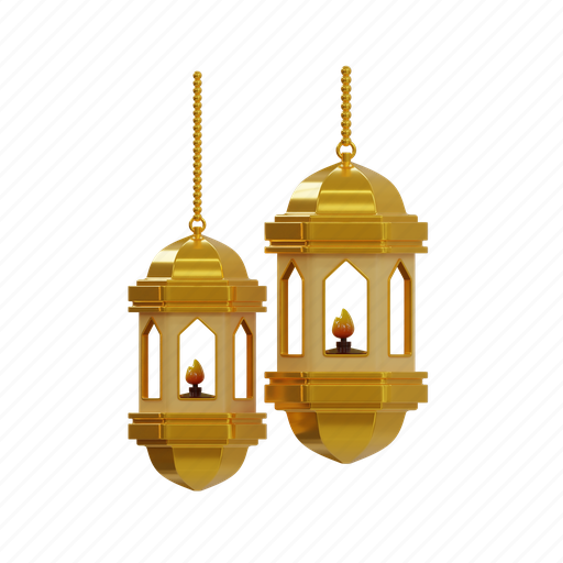 Arabic, lantern, ramadan, muslim, arabian, lamp, traditional 3D illustration - Download on Iconfinder