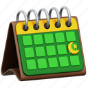 calendar, ramadhan, muslim, islamic, event