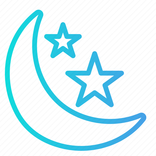 Crescent, islamic, moon, night, ramadan, ramadhan, star icon - Download on Iconfinder