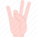 fingers, gesture, hand, palm, sign