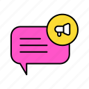 bubble chat, feedback, review