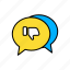 bubble chat, feedback, review 