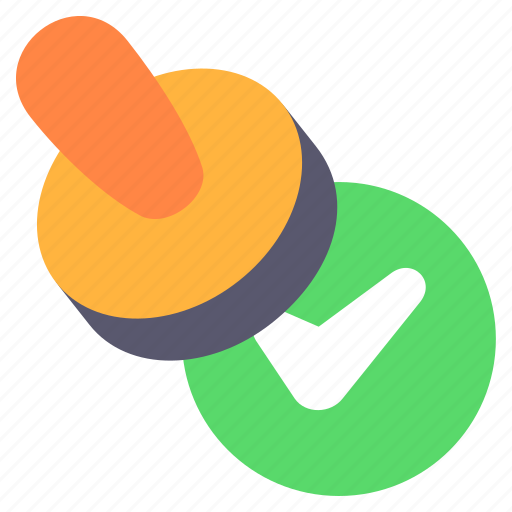 Validation, stamp, approval, approve, check icon - Download on Iconfinder
