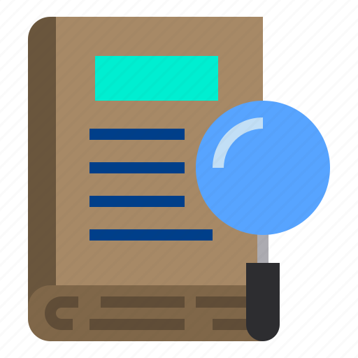 Book, reading, search, education, find, knowledge, learning icon - Download on Iconfinder