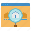 glass, home, house, magnifying, search 