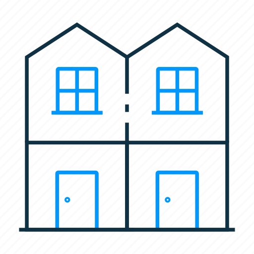 Townhouse, residence, building icon - Download on Iconfinder