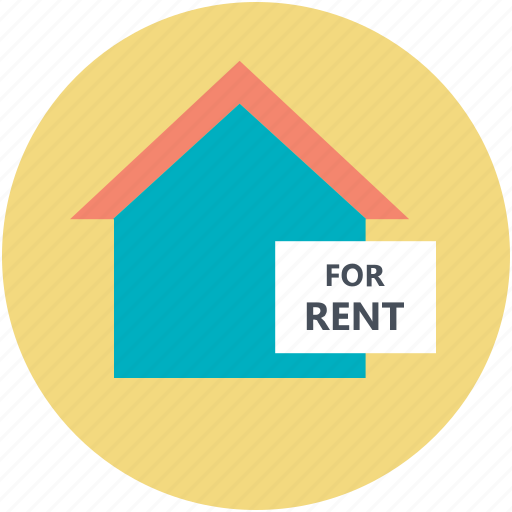 House, real estate, relocation, rent sign, rental concept icon - Download on Iconfinder
