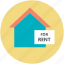 house, real estate, relocation, rent sign, rental concept 