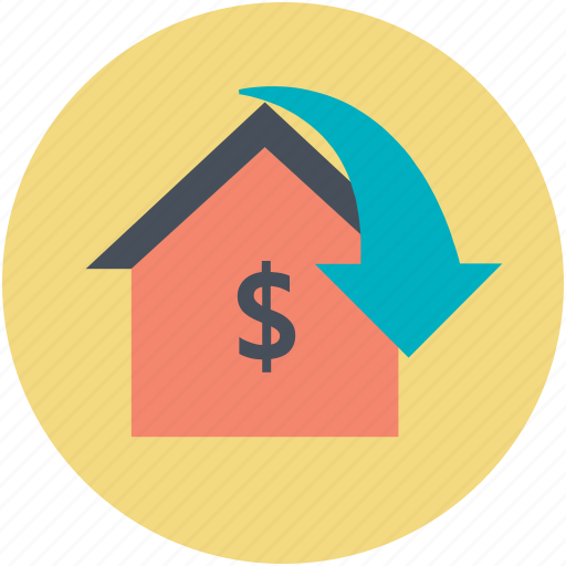 Building, dollar, house financing, mortgage, real estate icon - Download on Iconfinder