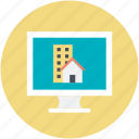 home display, monitor screen, online mortgage, online navigation, online real estate 