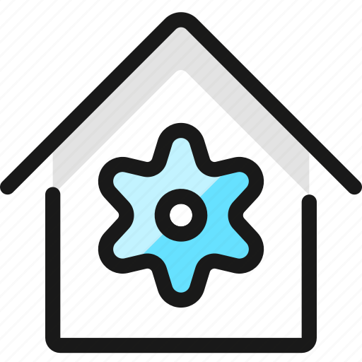 Real, house, estate, settings, action icon - Download on Iconfinder