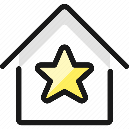 Real, house, star, action, estate icon - Download on Iconfinder