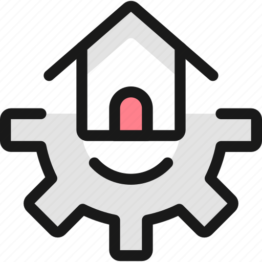 House, real, settings, estate icon - Download on Iconfinder