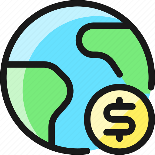 Earth, cash icon - Download on Iconfinder on Iconfinder