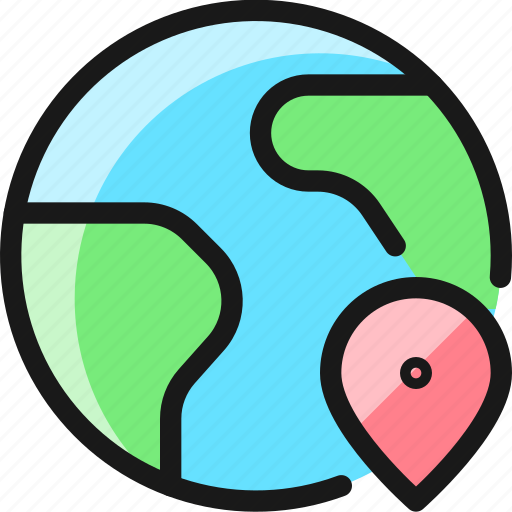 Earth, locate icon - Download on Iconfinder on Iconfinder