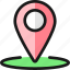 pin, location 