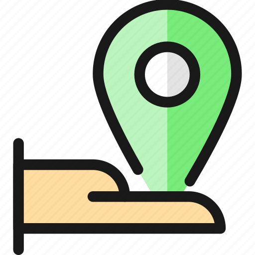 Share, location, hand icon - Download on Iconfinder