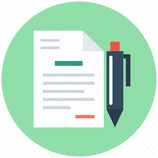 Agreement, pen, property paper, rental agreement, writing icon - Download on Iconfinder