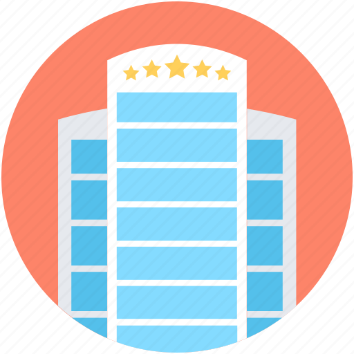 Building, five star hotel, guest house, hotel, luxury hotel icon - Download on Iconfinder