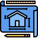 architecture, building, estate, house, layout, plan, real 