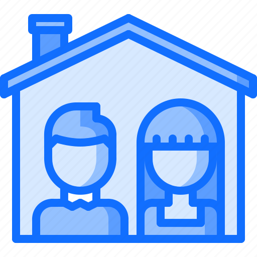 Architecture, building, estate, family, house, real icon - Download on Iconfinder