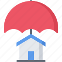 architecture, building, estate, house, insurance, real, umbrella