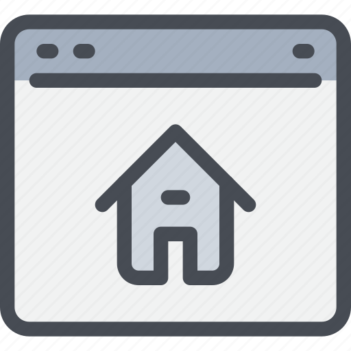 Browser, estate, online, property, real, website icon - Download on Iconfinder